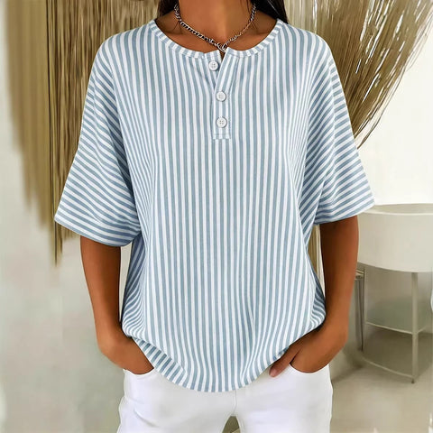 Ladies print European and American casual short sleeve m302714