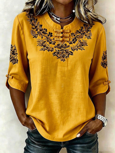 Women's floral print top m302985