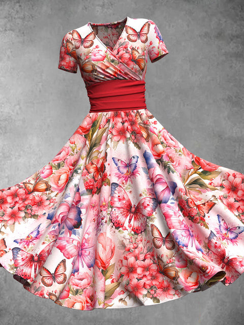 Temperament commuter casual and thin dress m302527