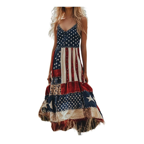 Women's trendy brand loose floral element casual dress m302384