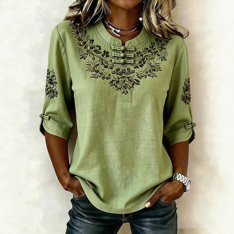 Women's floral print top m302985
