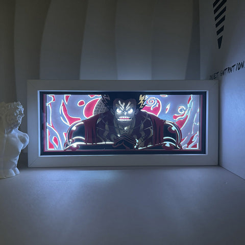 ONE PIECE Dragon Ball Hokage Paper Carving Lamp Photo Frame