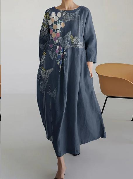 Crew neck sweet women's dress new dress m301069