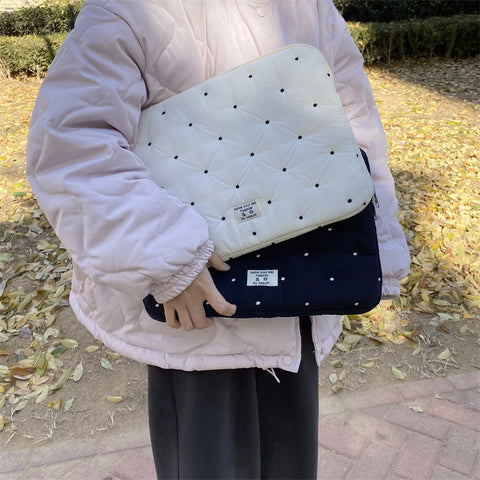 Tablet bag inner bag new embroidery 11/13/15 inch notebook storage bag female m3330821