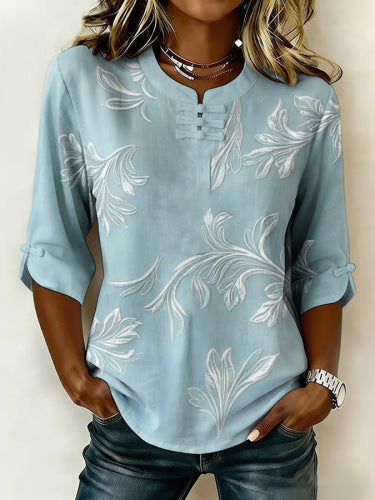 Women's floral print top m302985