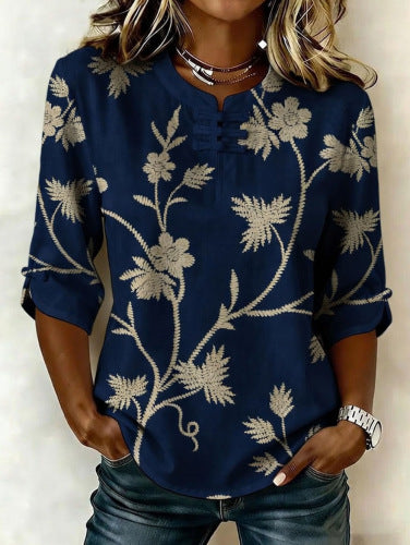 Women's floral print top m302985