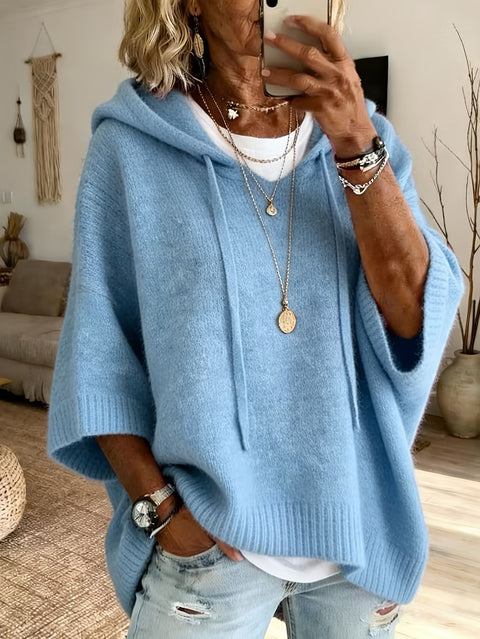 New hooded drawstring sweater sweater woven outside m303005