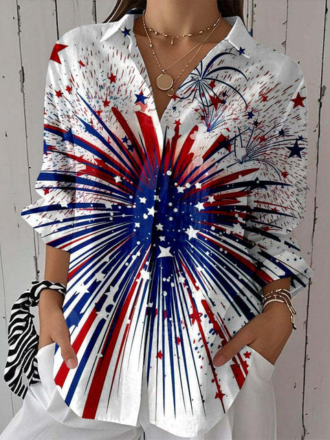 Spring and Autumn Printed Shirt m301705