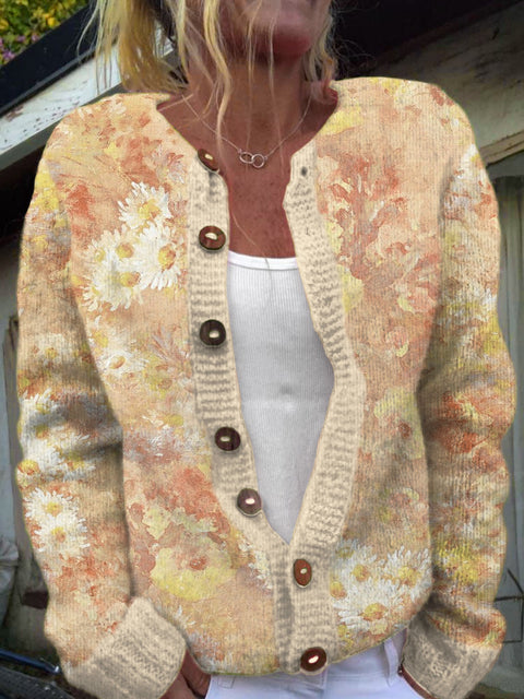New cardigan knitted jacket women's clothing early spring and autumn source work m301722