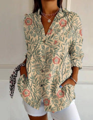Summer long-sleeved shirt printing pattern printing 3D shirt m302464