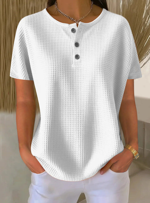 new solid color pullover loose top m302204