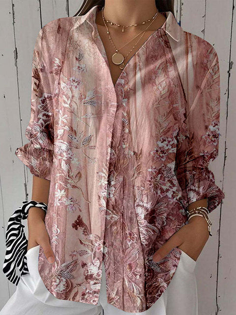 Spring and Autumn Printed Shirt m301705