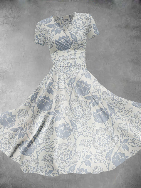 Temperament commuter casual and thin dress m302527