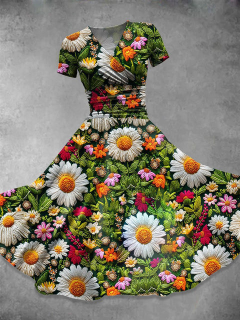 Temperament commuter casual and thin dress m302527