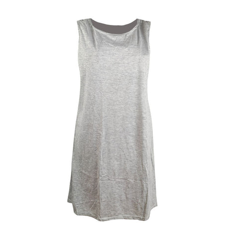 Sleeveless pocket vest dress m300967