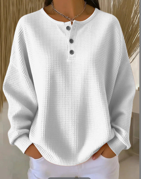 New retro 3D digital printing three-button stand-up collar Polo sweater m302116