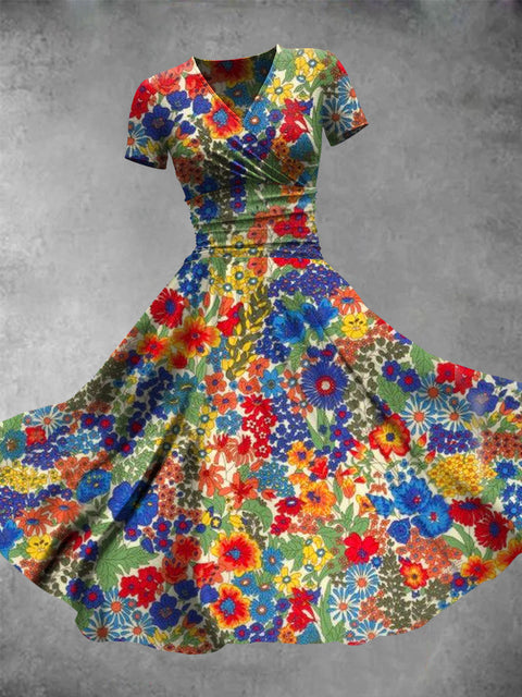 Temperament commuter casual and thin dress m302527