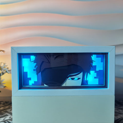 BLEACH Aizen Sousuke Paper Carving Lamp Photo Frame