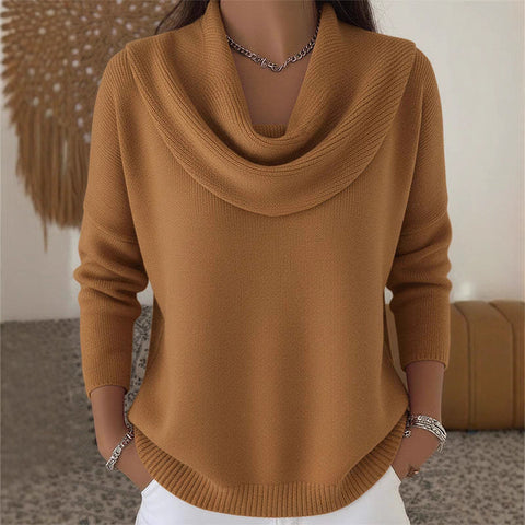 Autumn and winter new solid color long-sleeved top sweater m302155-1
