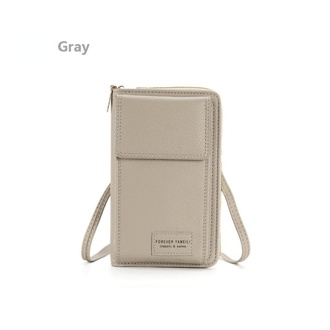 Women's Mobile Phone Bag Wallet Multifunctional Shoulder Bag PU Leather Crossbody Bag Tide m5010667