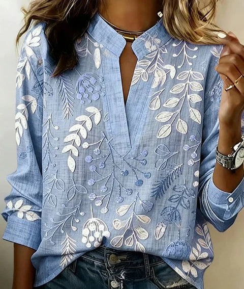 3D digital printing casual pullover versatile spring and summer new shirt top m302727