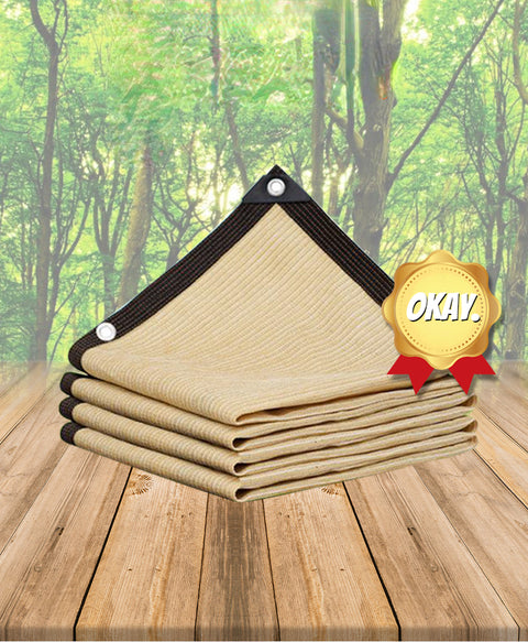 Edge punching, sun shading sail, courtyard balcony, outdoor shading, sun protection net, thickened thermal insulation net m3331147