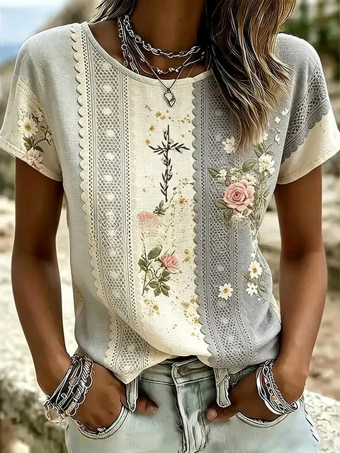 Bohemian retro 3D printed casual women's clothing m303034