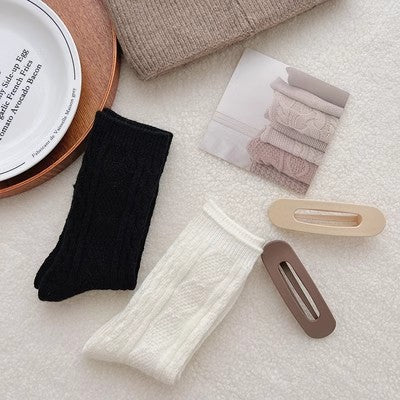 Cashmere pile socks women add cashmere thick warm stockings in autumn and winter m1915010467