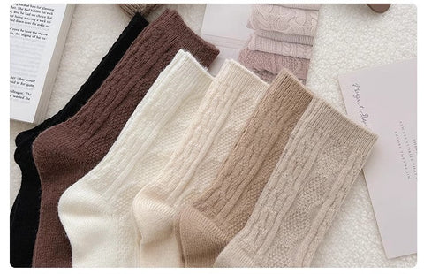 Cashmere pile socks women add cashmere thick warm stockings in autumn and winter m1915010467
