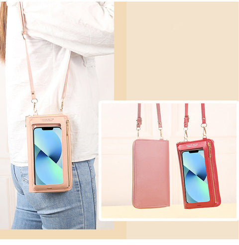 Touchscreen mobile phone bag female cross-body m1915010626