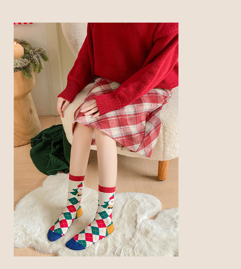 Christmas socks gift box cartoon socks m1915010438