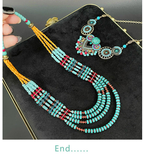 Exotic Bohemian Necklace m1915010648